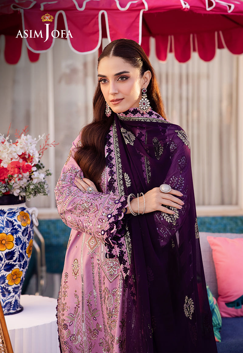 Asim Jofa | Uraan Lawn Chiffon Collection | AJUR-03