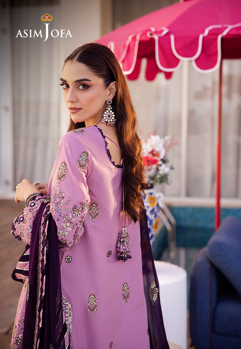 Asim Jofa | Uraan Lawn Chiffon Collection | AJUR-03