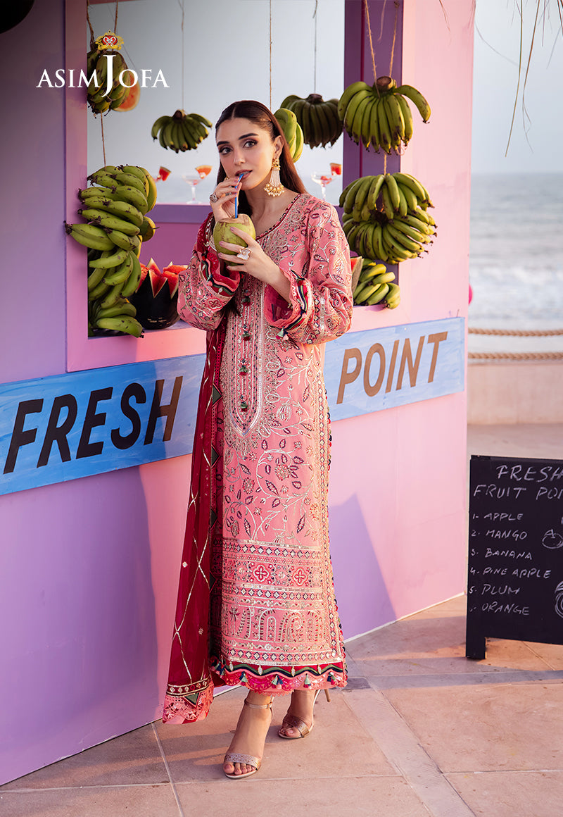 Asim Jofa | Uraan Lawn Chiffon Collection | AJUR-06