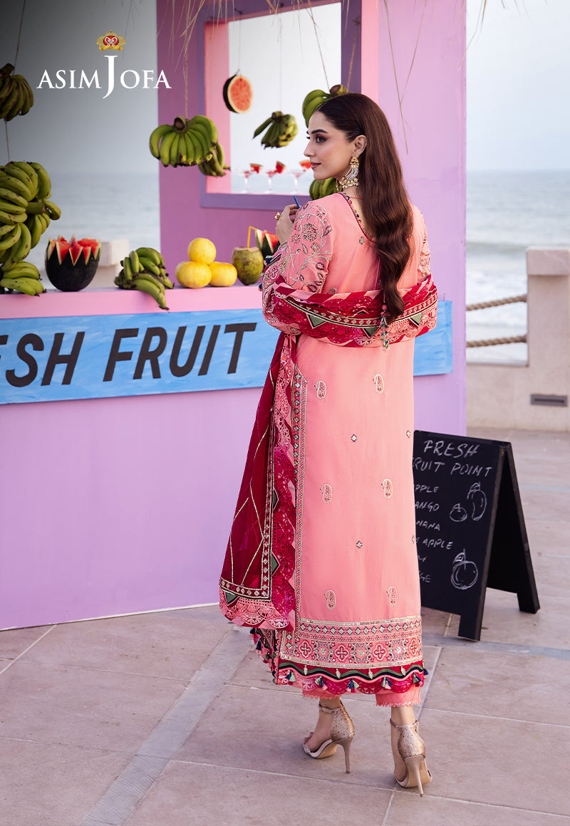 Asim Jofa | Uraan Lawn Chiffon Collection | AJUR-06