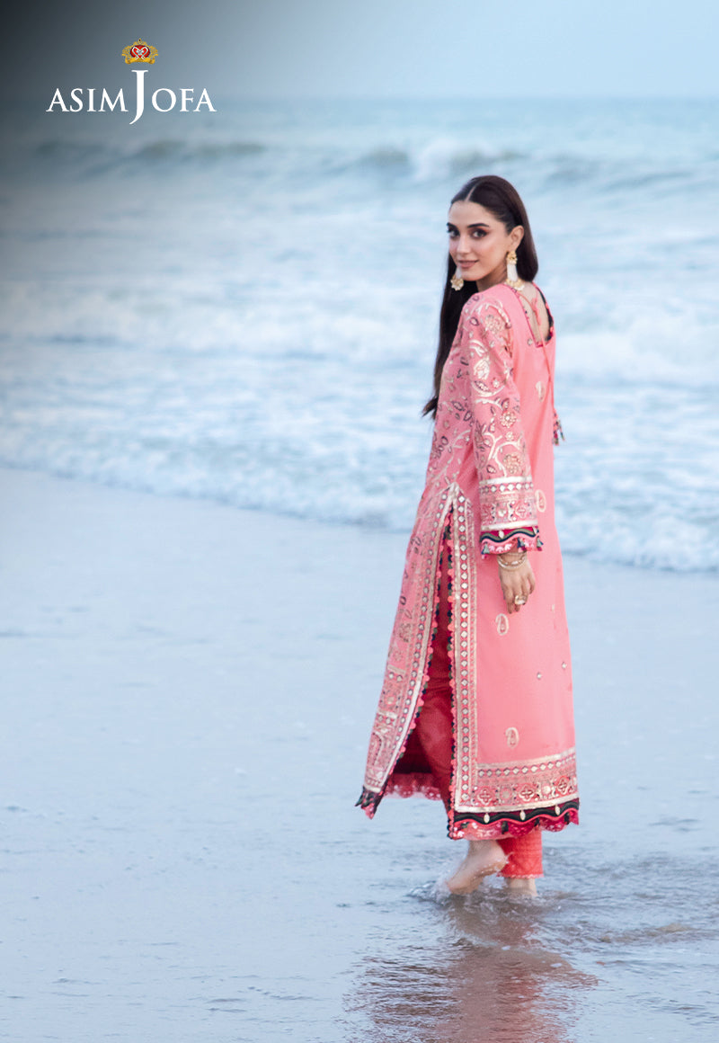 Asim Jofa | Uraan Lawn Chiffon Collection | AJUR-06