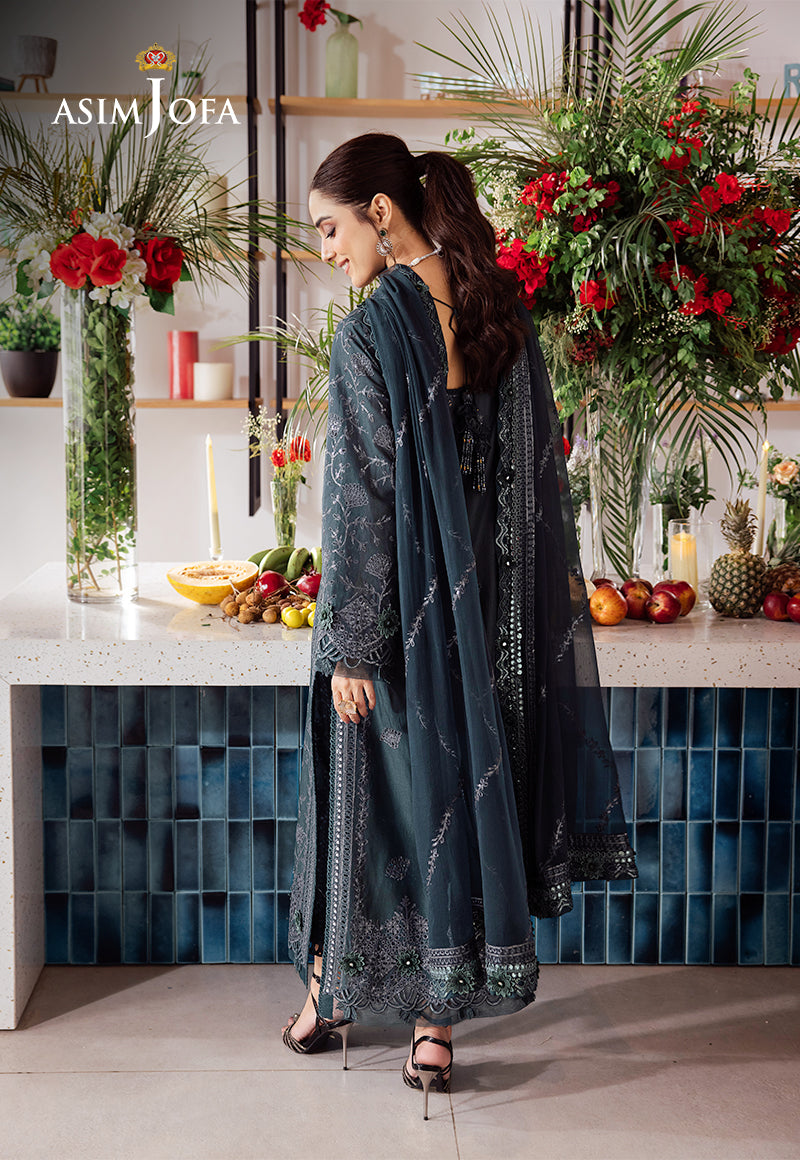 Asim Jofa | Uraan Lawn Chiffon Collection | AJUR-01
