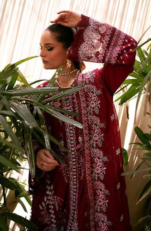 Emaan Adeel | Navaeh Luxury Pret | CERISE