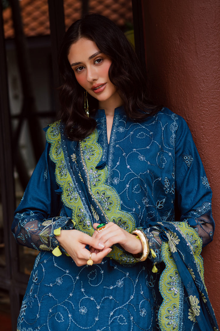 Marjjan | Bella Karandi 25 |MWK-38 B (TEAL BLUE)