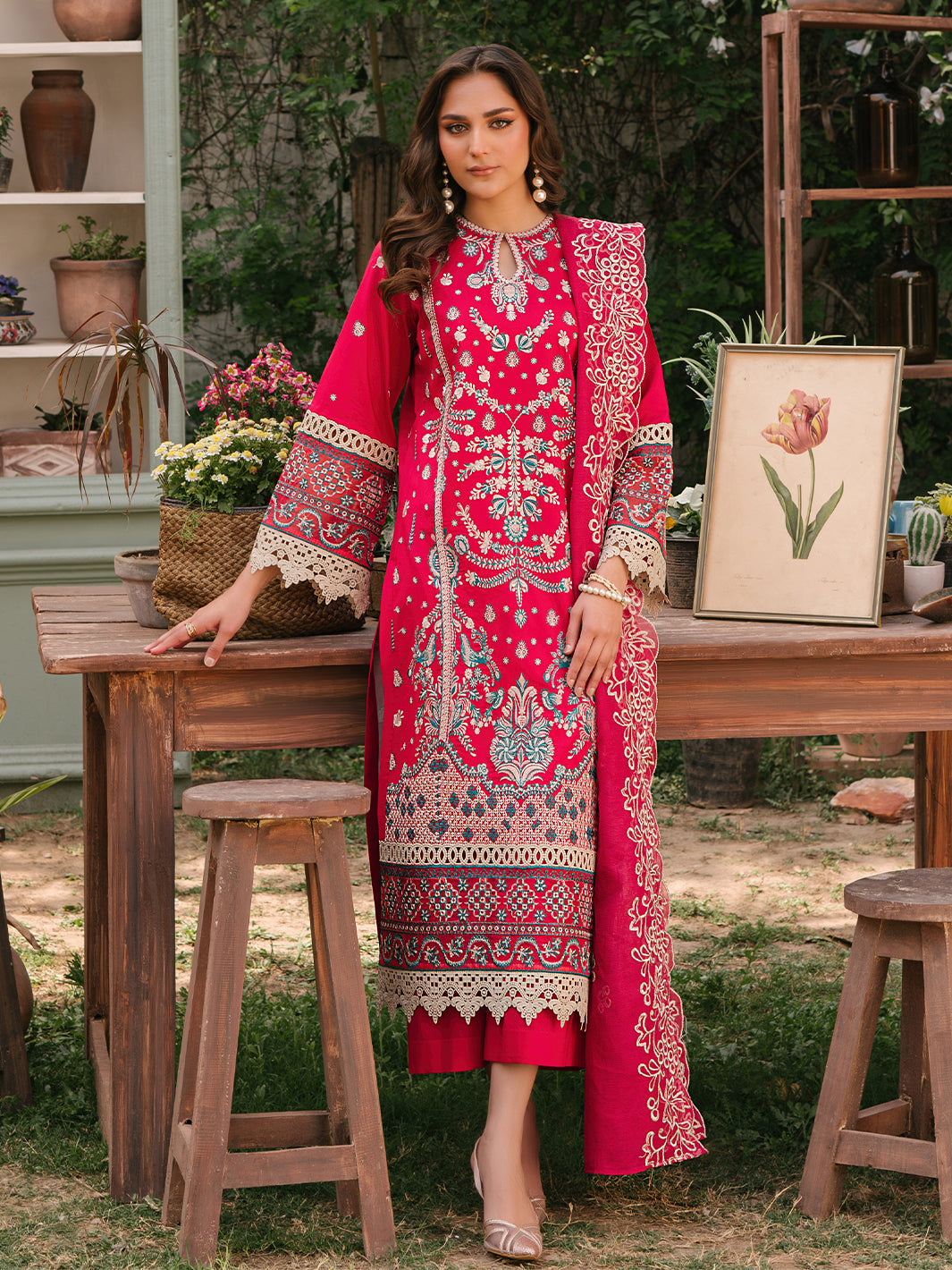 Mahnur | Masakali Luxury Lawn 24 | MK 06 - B