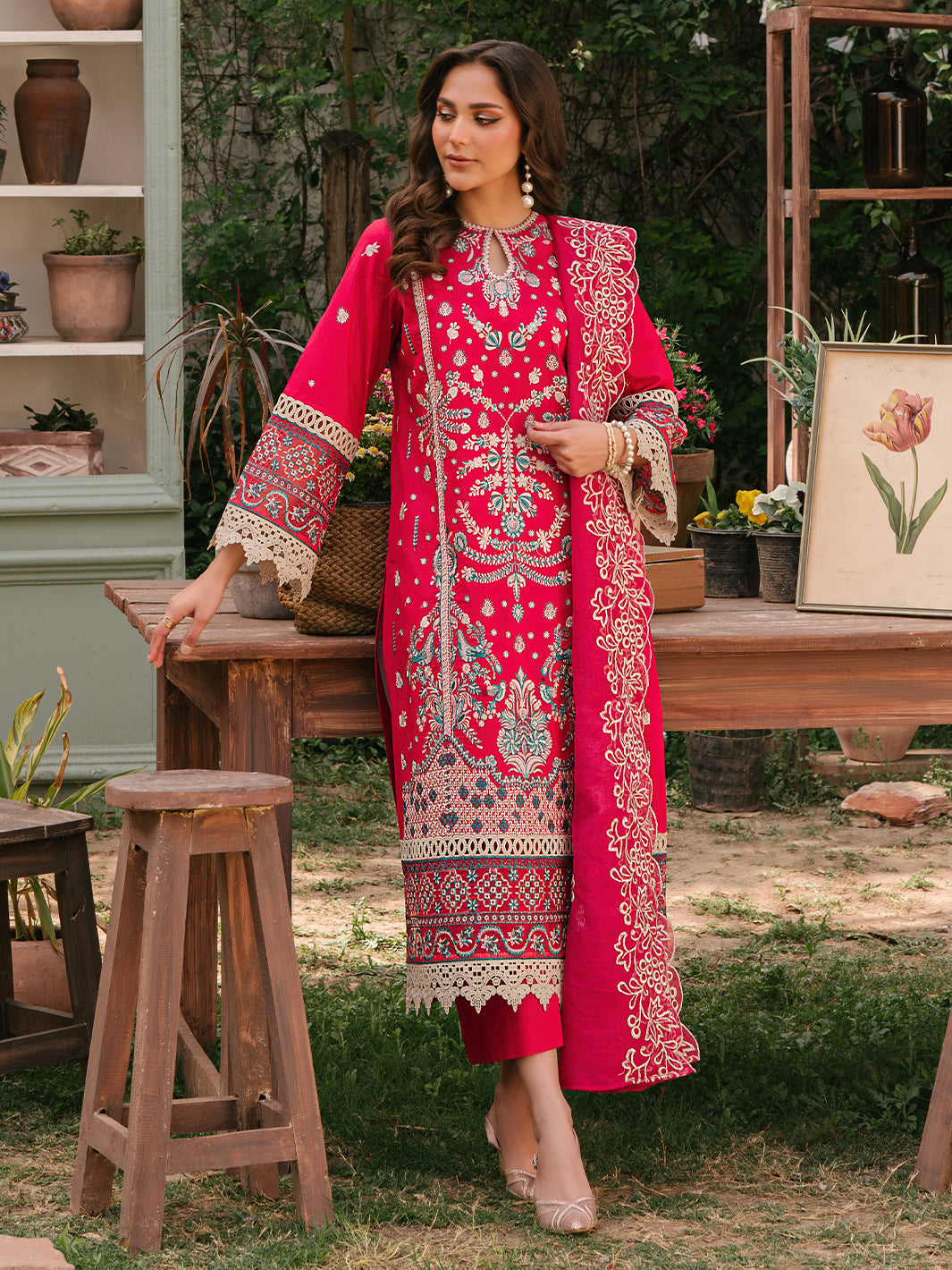 Mahnur | Masakali Luxury Lawn 24 | MK 06 - B
