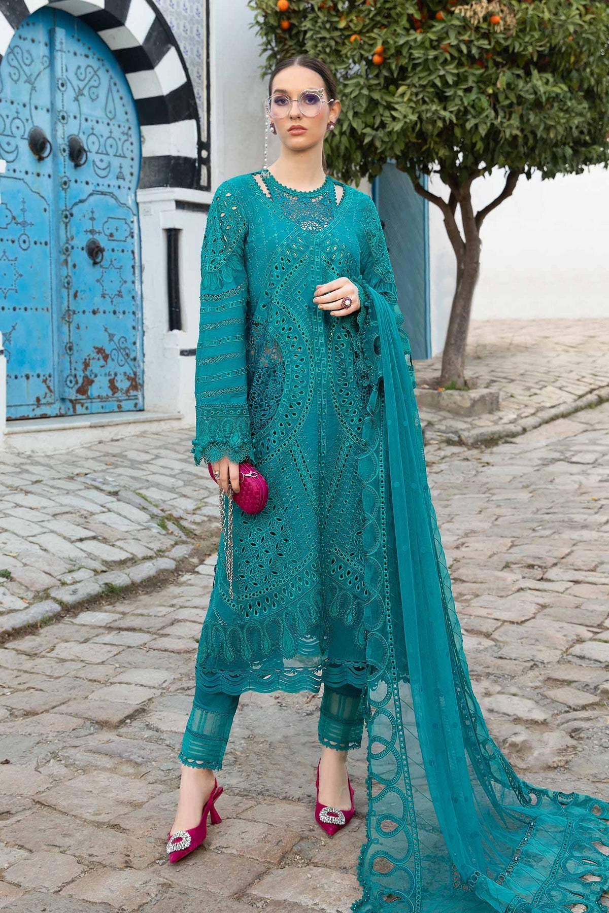 Maria B | Voyage a' Luxe Lawn | D-2402-A