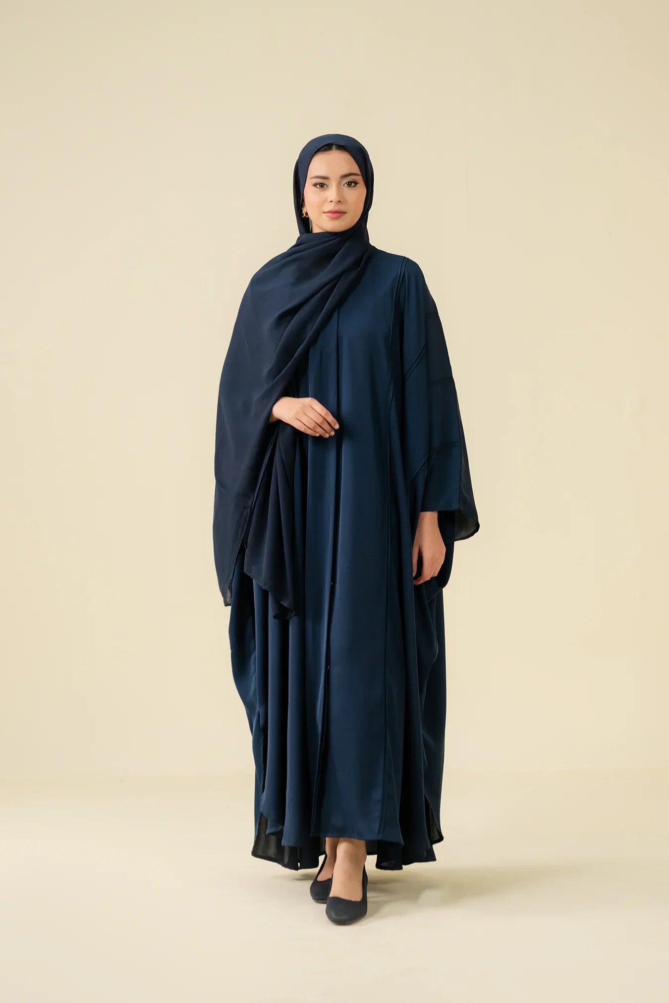 Navy Blue Abaya