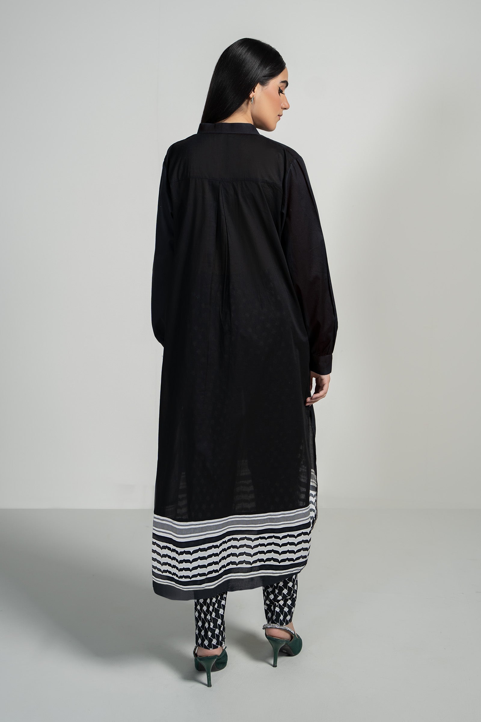 Maria B | Luxury Winter Pret 25 | PS-PF24-04-Black