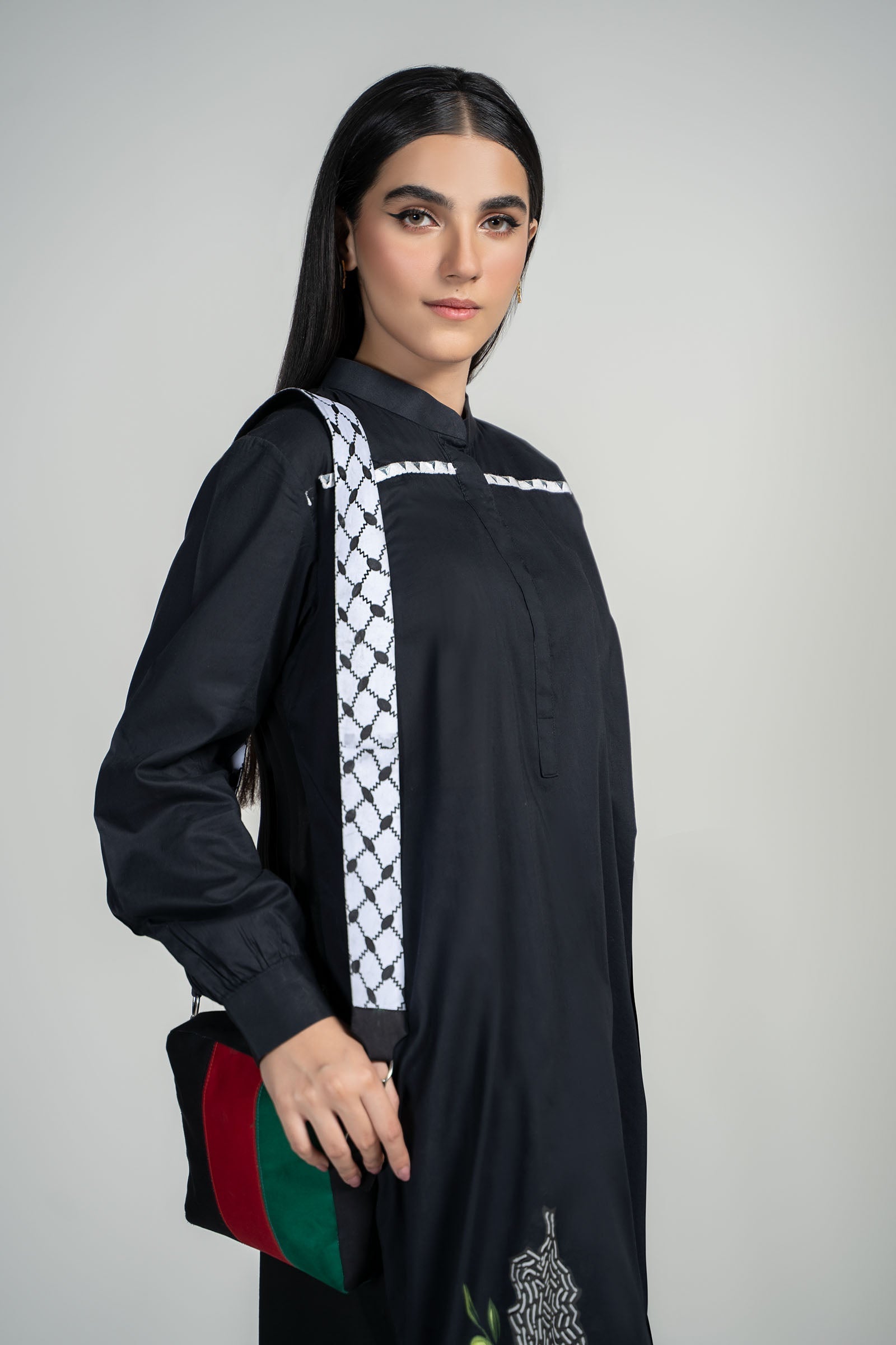 Maria B | Luxury Winter Pret 25 | PS-PF24-04-Black