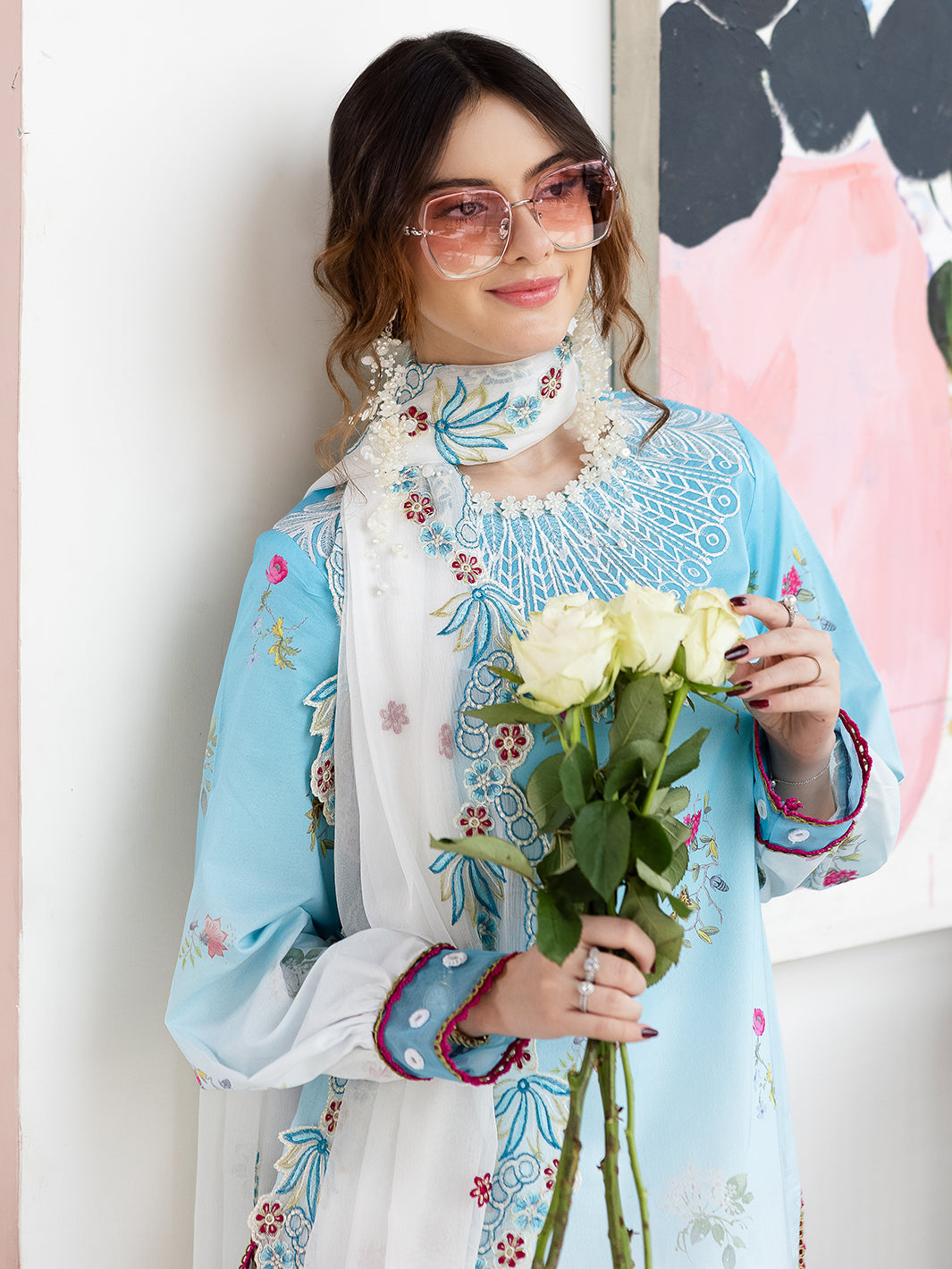 Mahnur | After Hours Luxury Lawn 25 | Pastel Pop