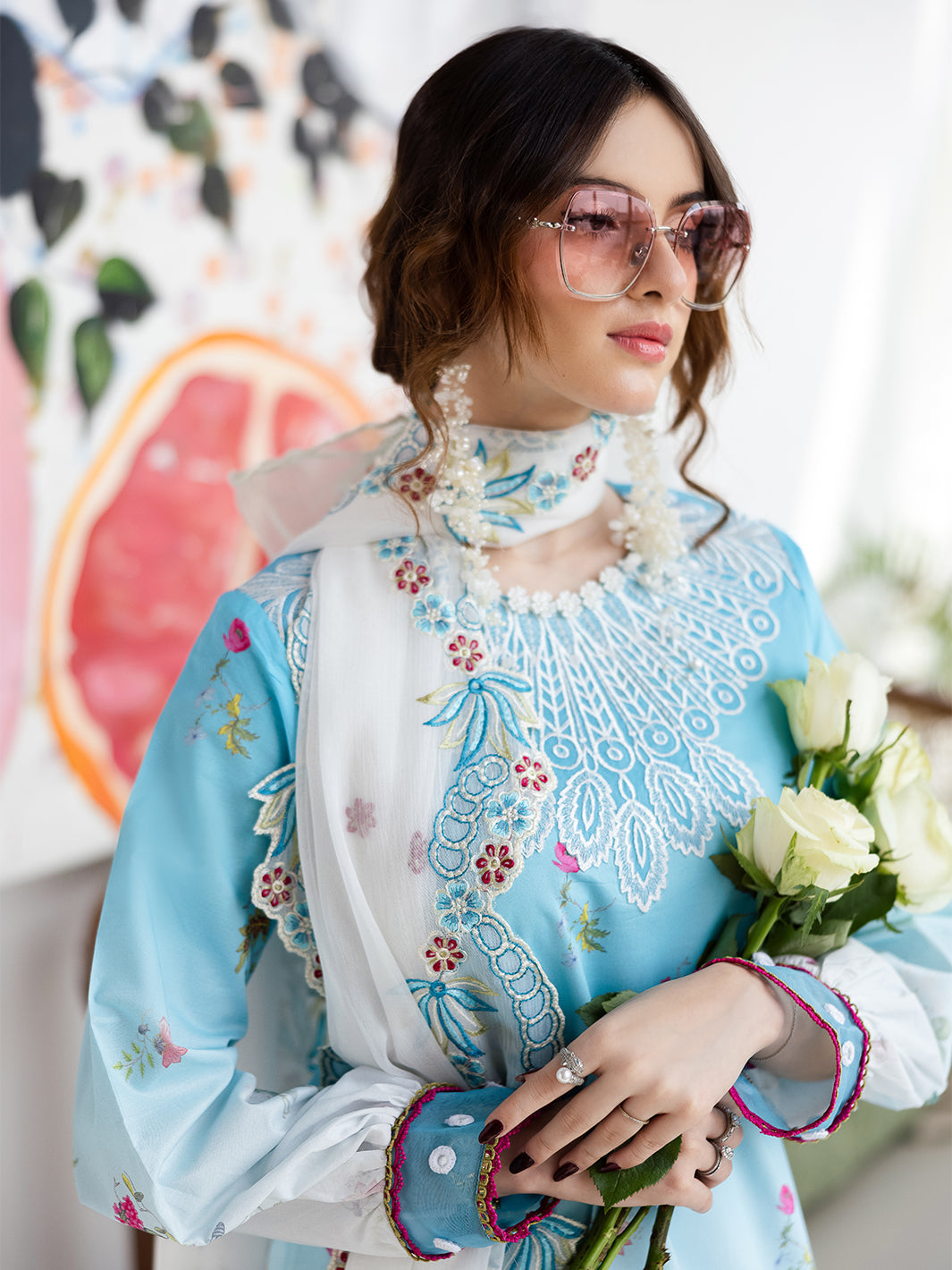 Mahnur | After Hours Luxury Lawn 25 | Pastel Pop