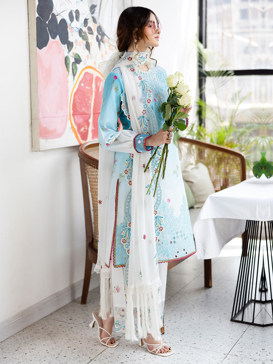 Mahnur | After Hours Luxury Lawn 25 | Pastel Pop