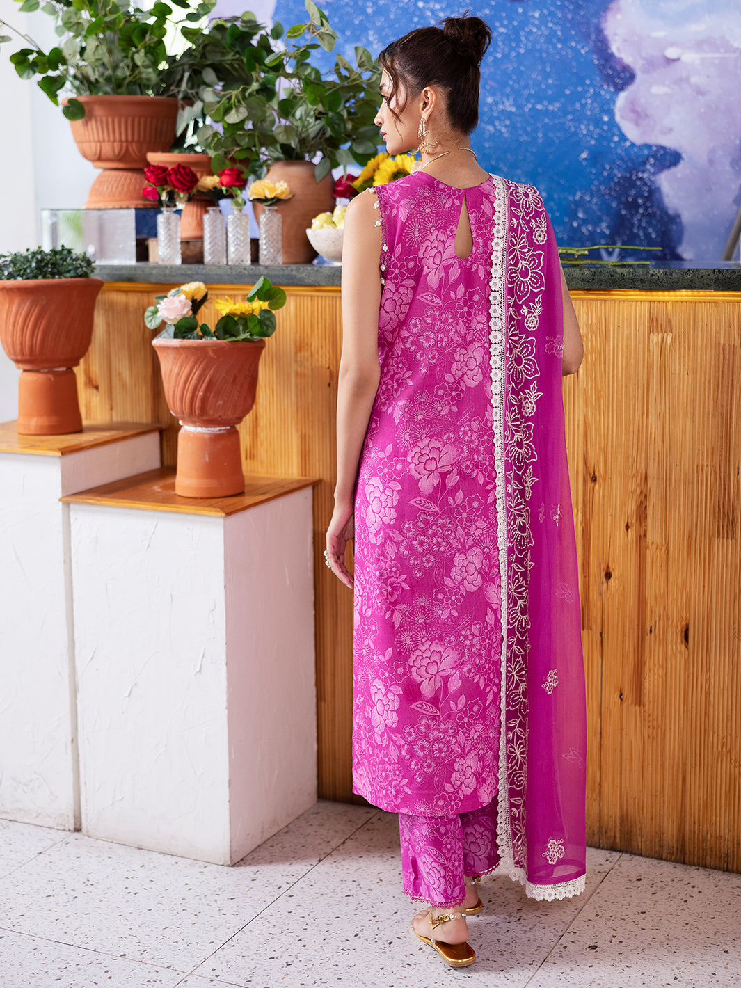 Mahnur | After Hours Luxury Lawn 25 | Peach Bellini