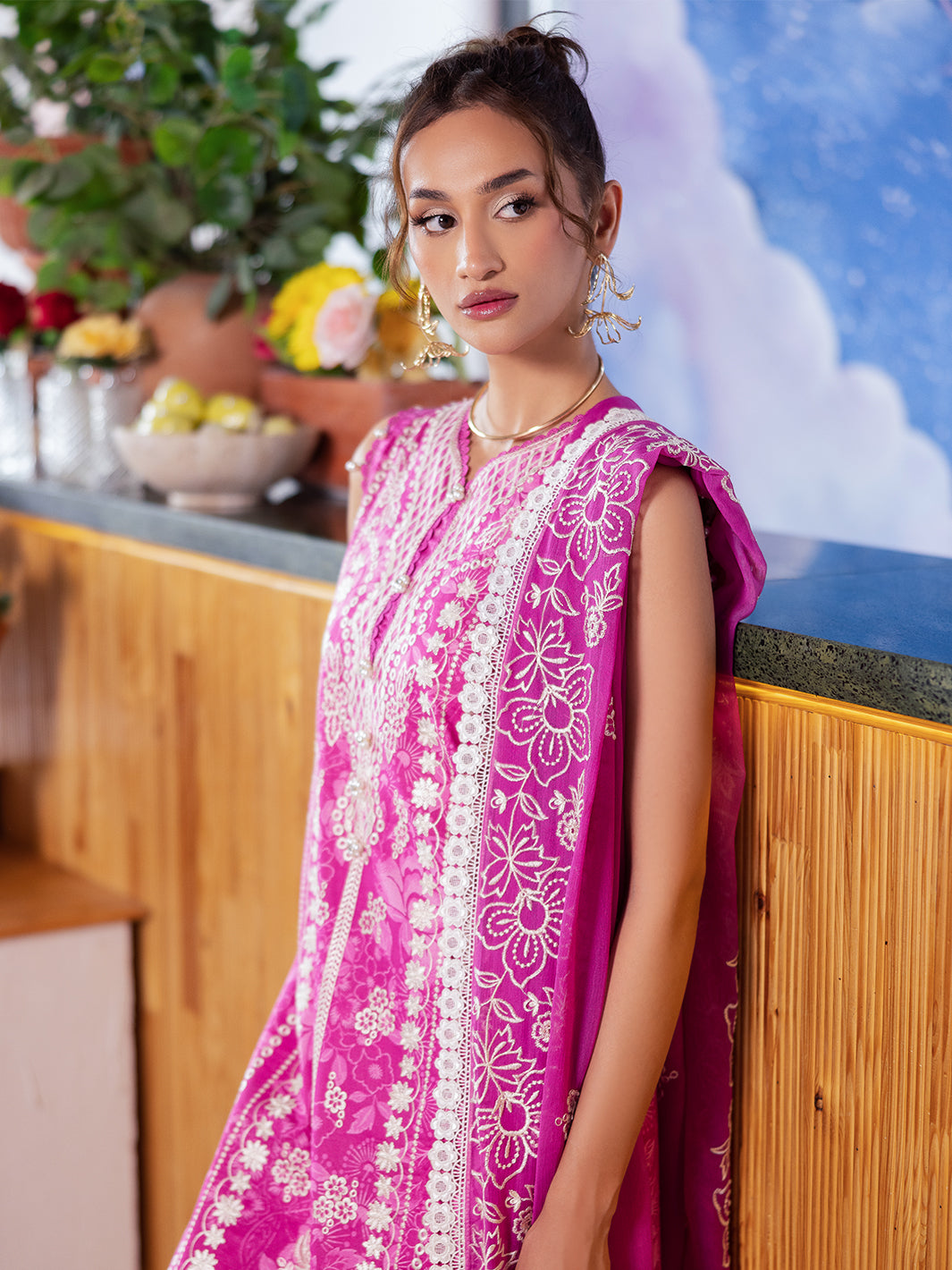 Mahnur | After Hours Luxury Lawn 25 | Peach Bellini