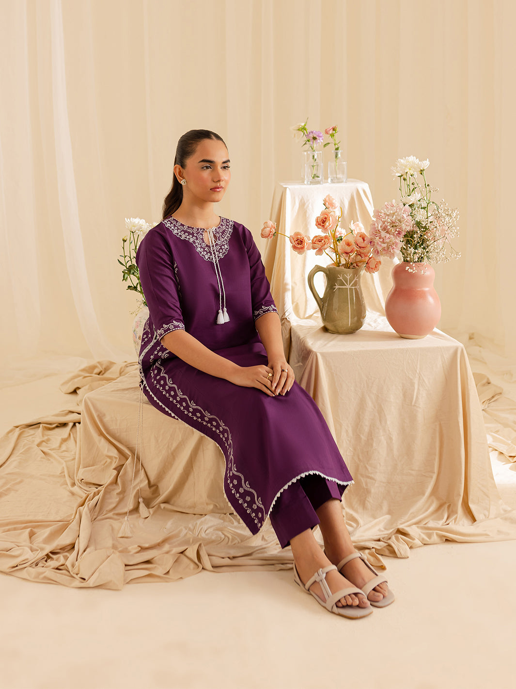 Mahnur | Petal Whispers Lawn Pret | Petalina