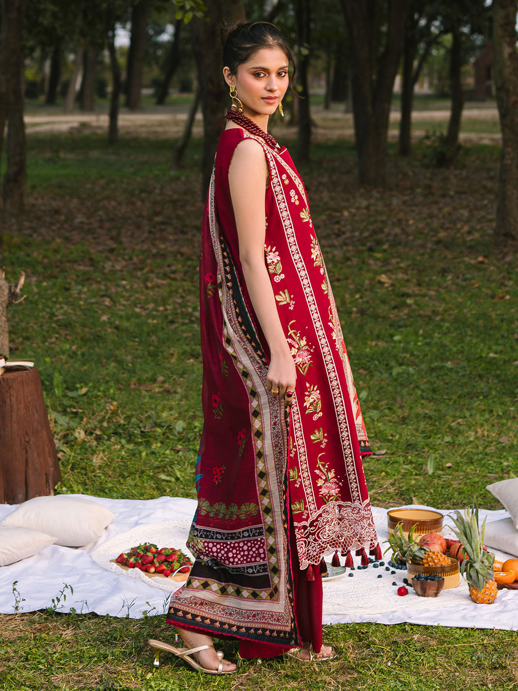 Mahnur | Dahlia Luxury Lawn 25 | Rosina