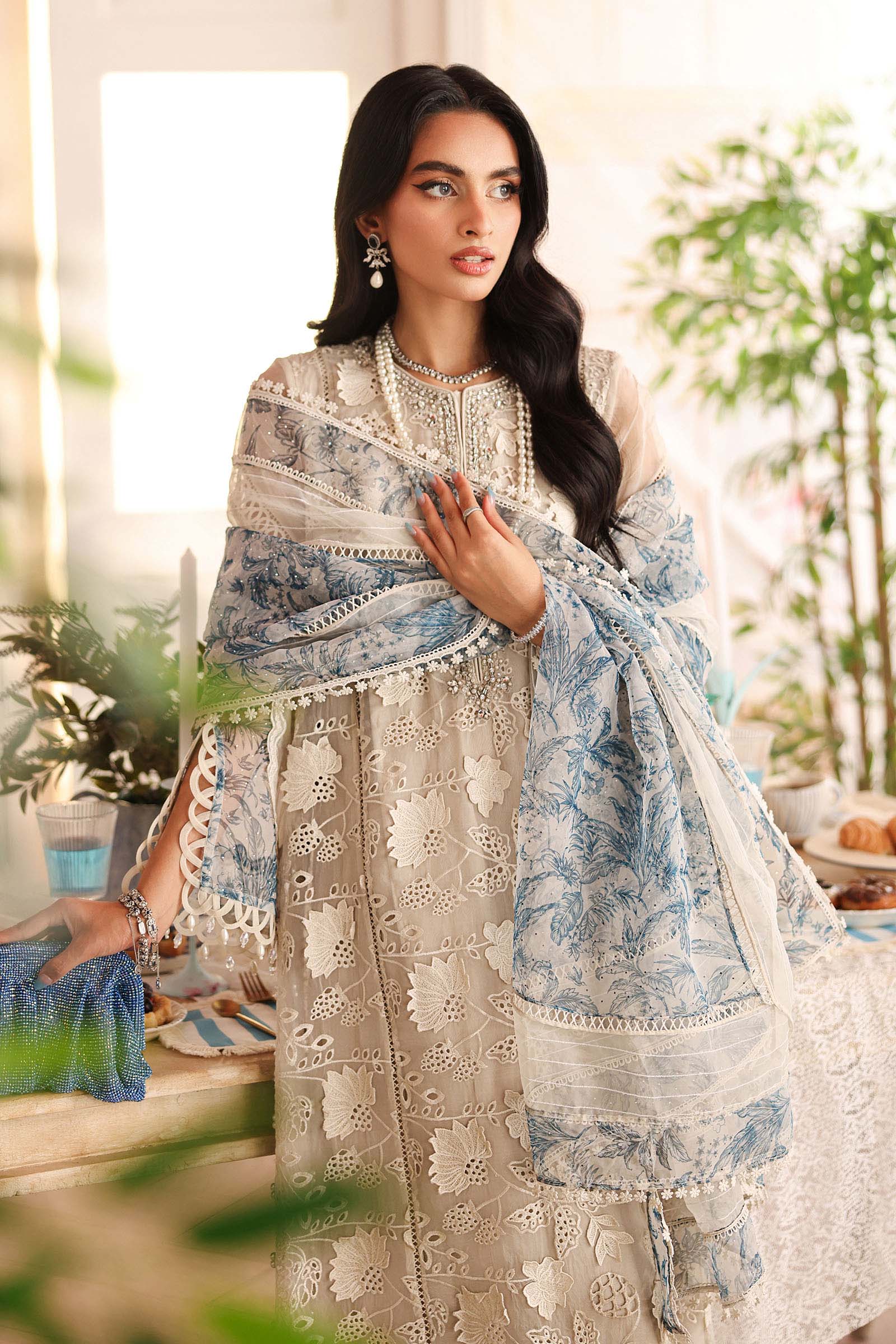 Maria B | Pre Fall Dresses | 3 Piece Embroidered Organza Suit CC