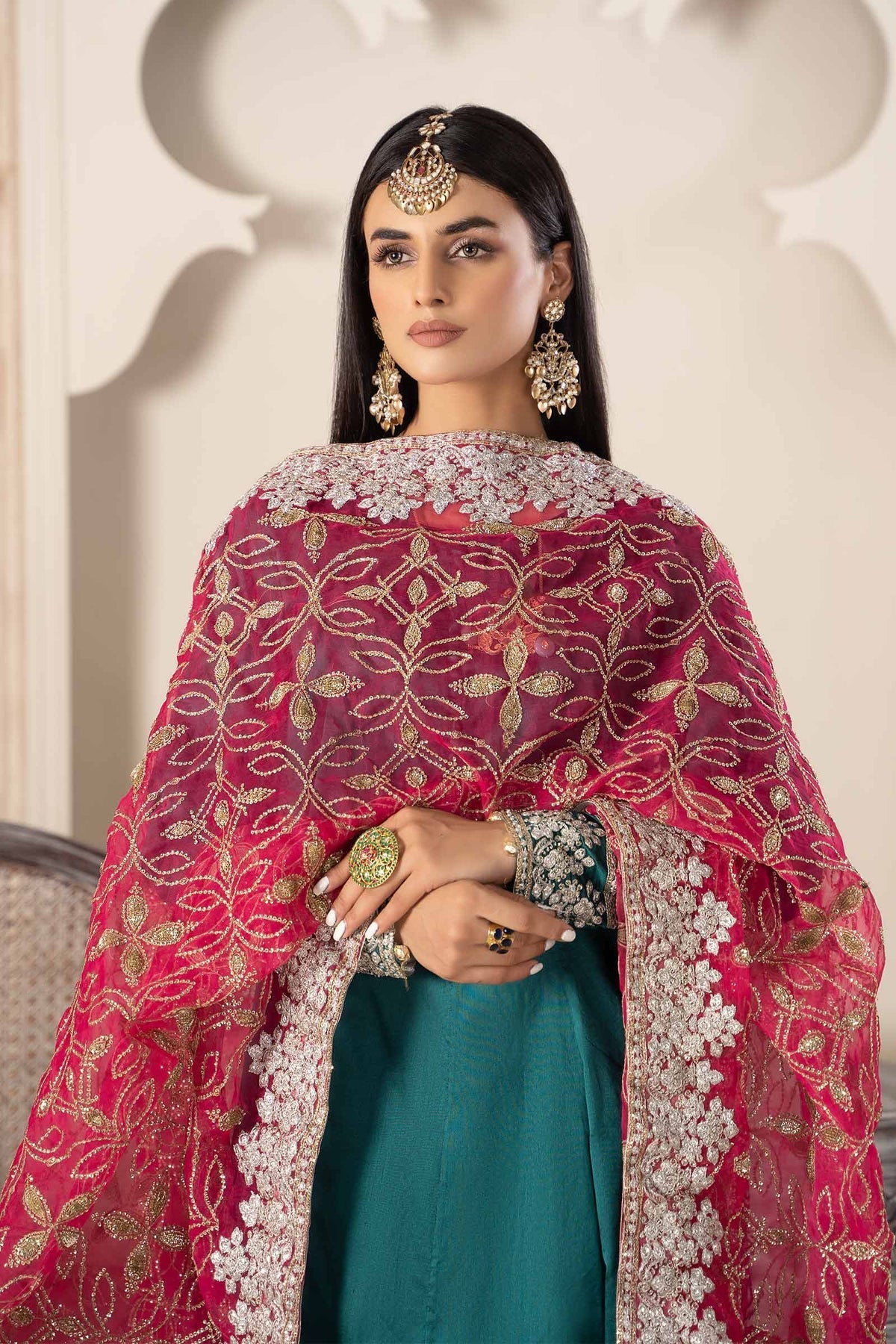 Maria B | Formal Wears | Suit Green SF-W23-62