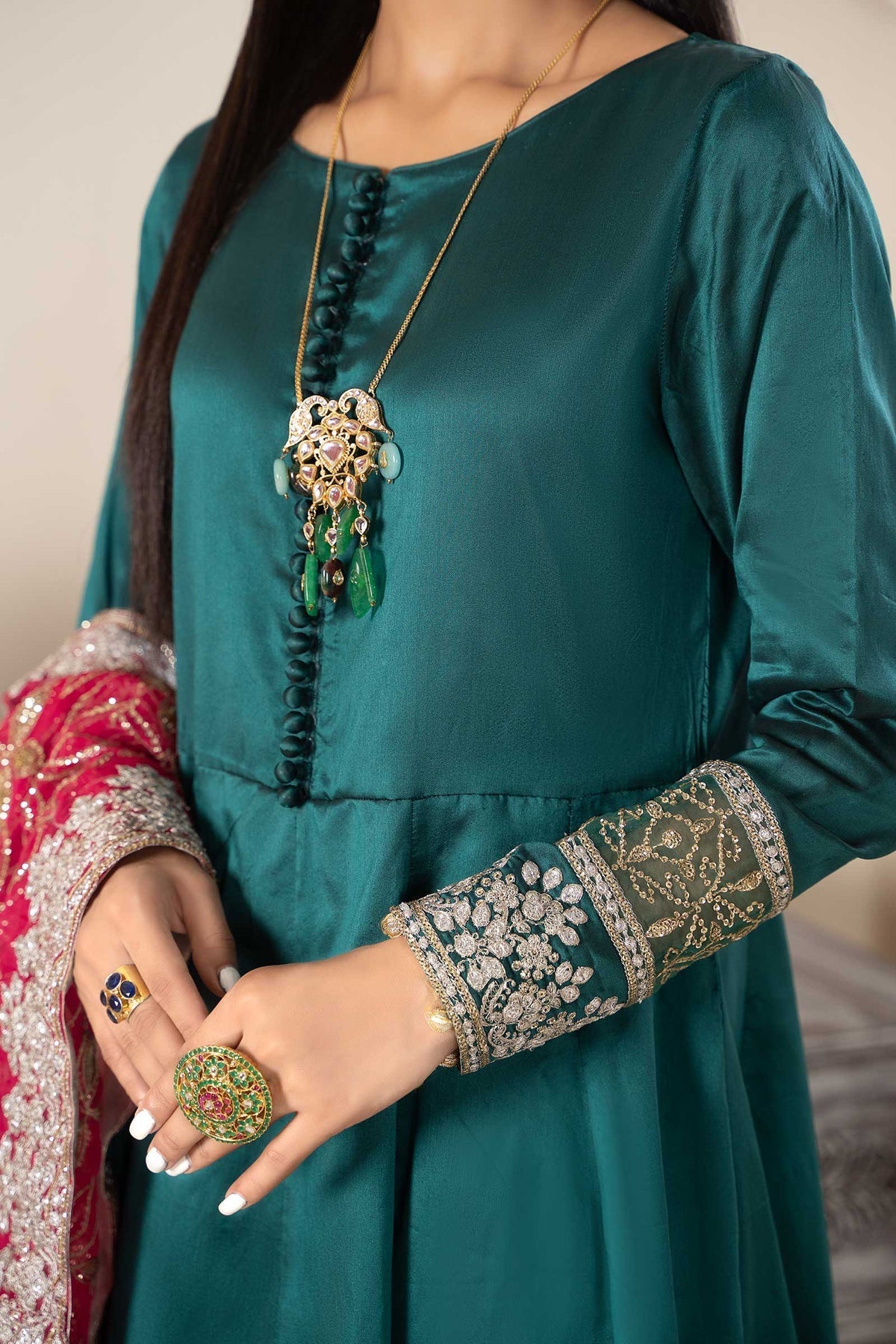 Maria B | Formal Wears | Suit Green SF-W23-62