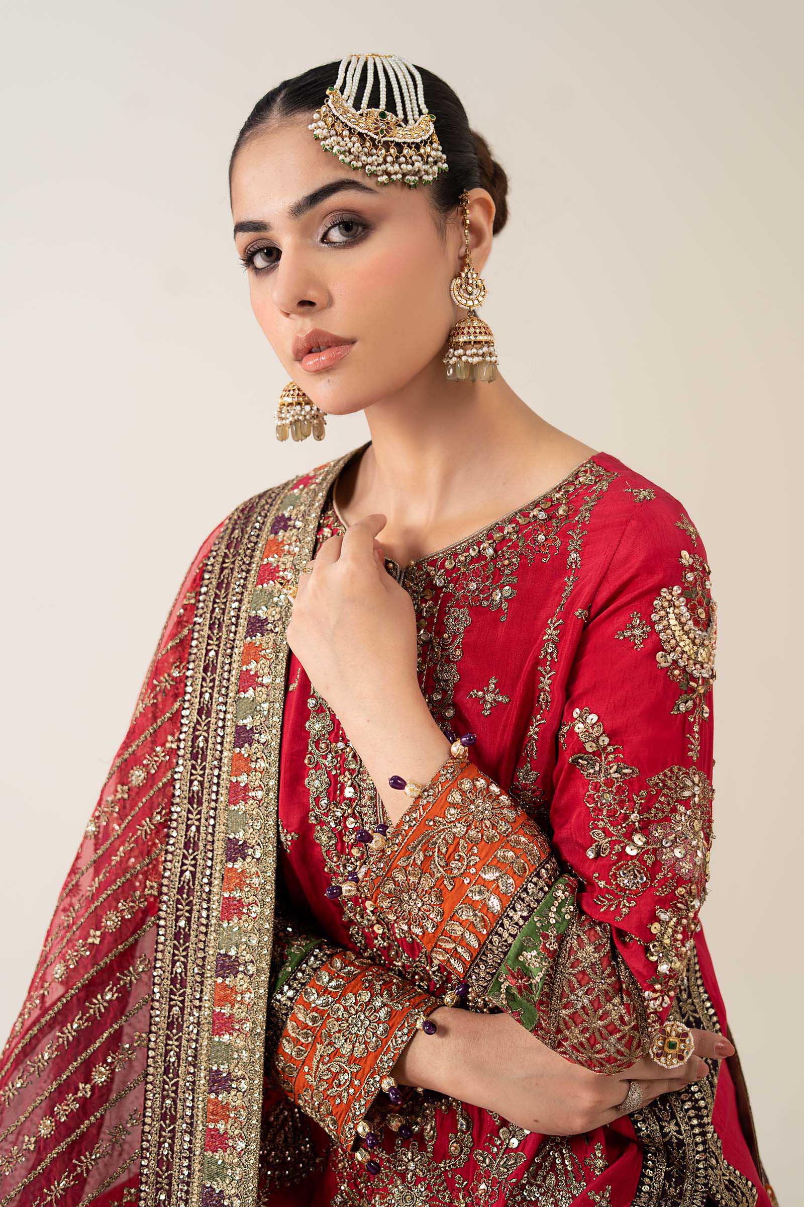 Maria B | Pre Fall 25 | Bamber Raw Silk Suit 14