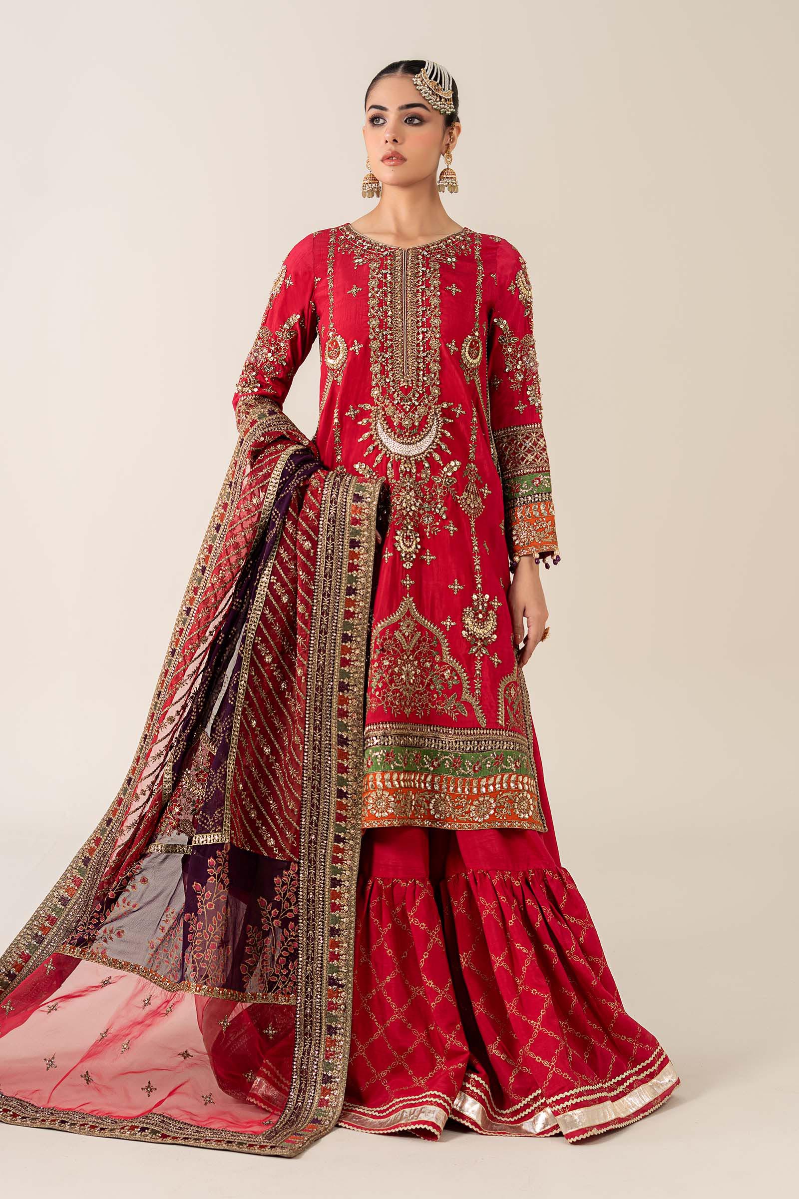 Maria B | Pre Fall 25 | Bamber Raw Silk Suit 14