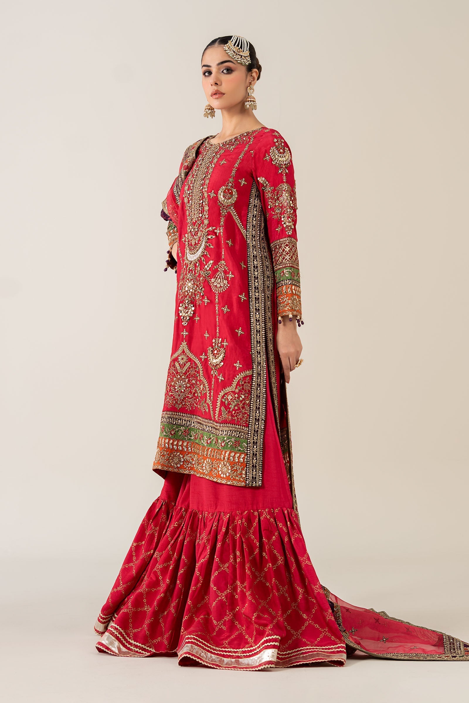 Maria B | Pre Fall 25 | Bamber Raw Silk Suit 14