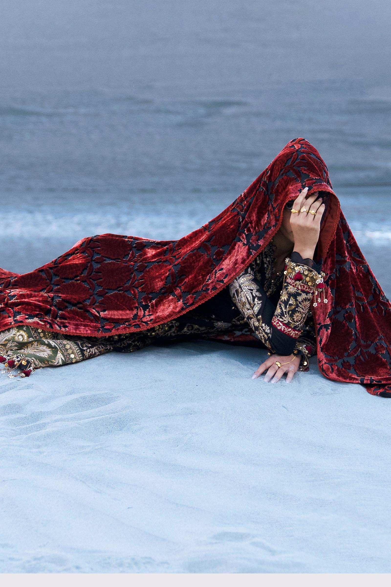 Sana Safinaz | Winter Shawl 24 | S241-001A-3CP