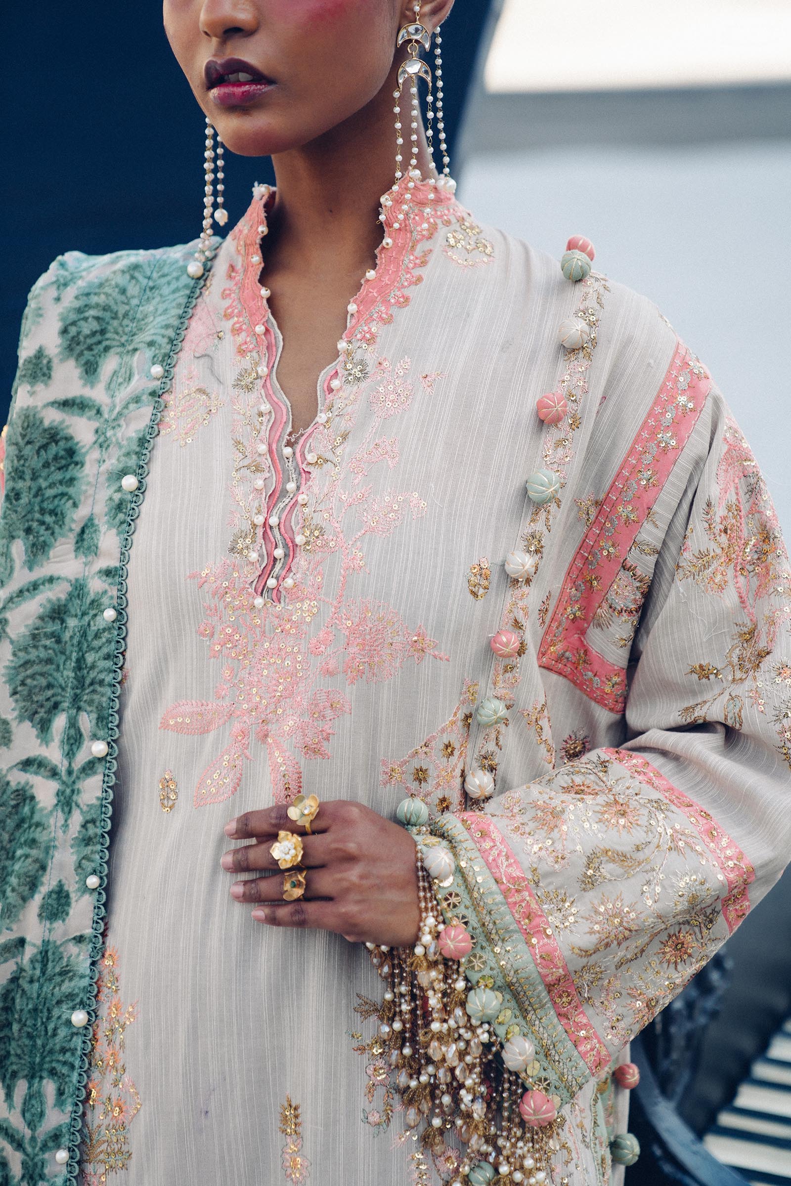 Sana Safinaz | Winter Shawl 24 | S241-001B-3CP