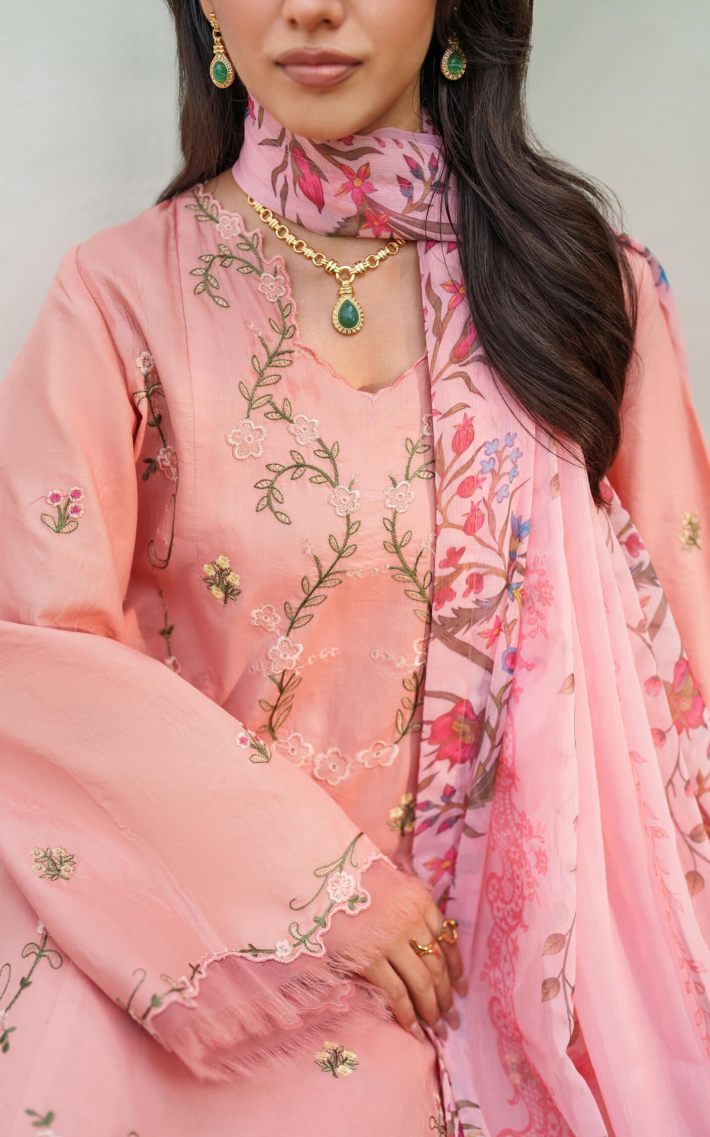 Asifa and Nabeel | Eden Cambric 25 | Serene Blush ECU25-01