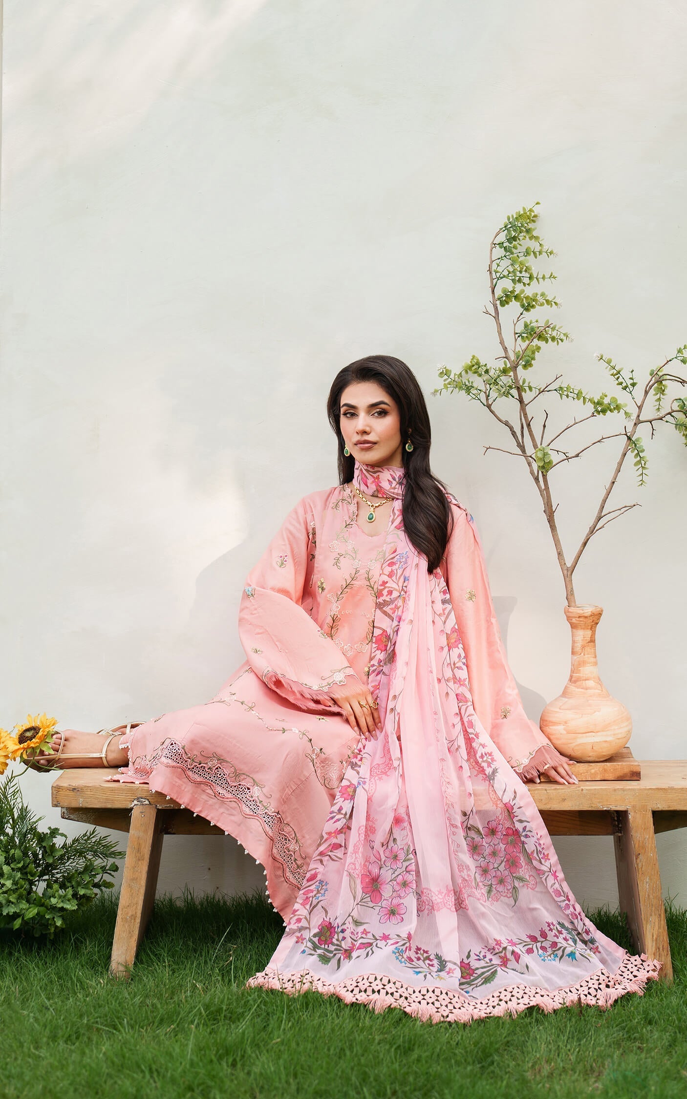 Asifa and Nabeel | Eden Cambric 25 | Serene Blush ECU25-01