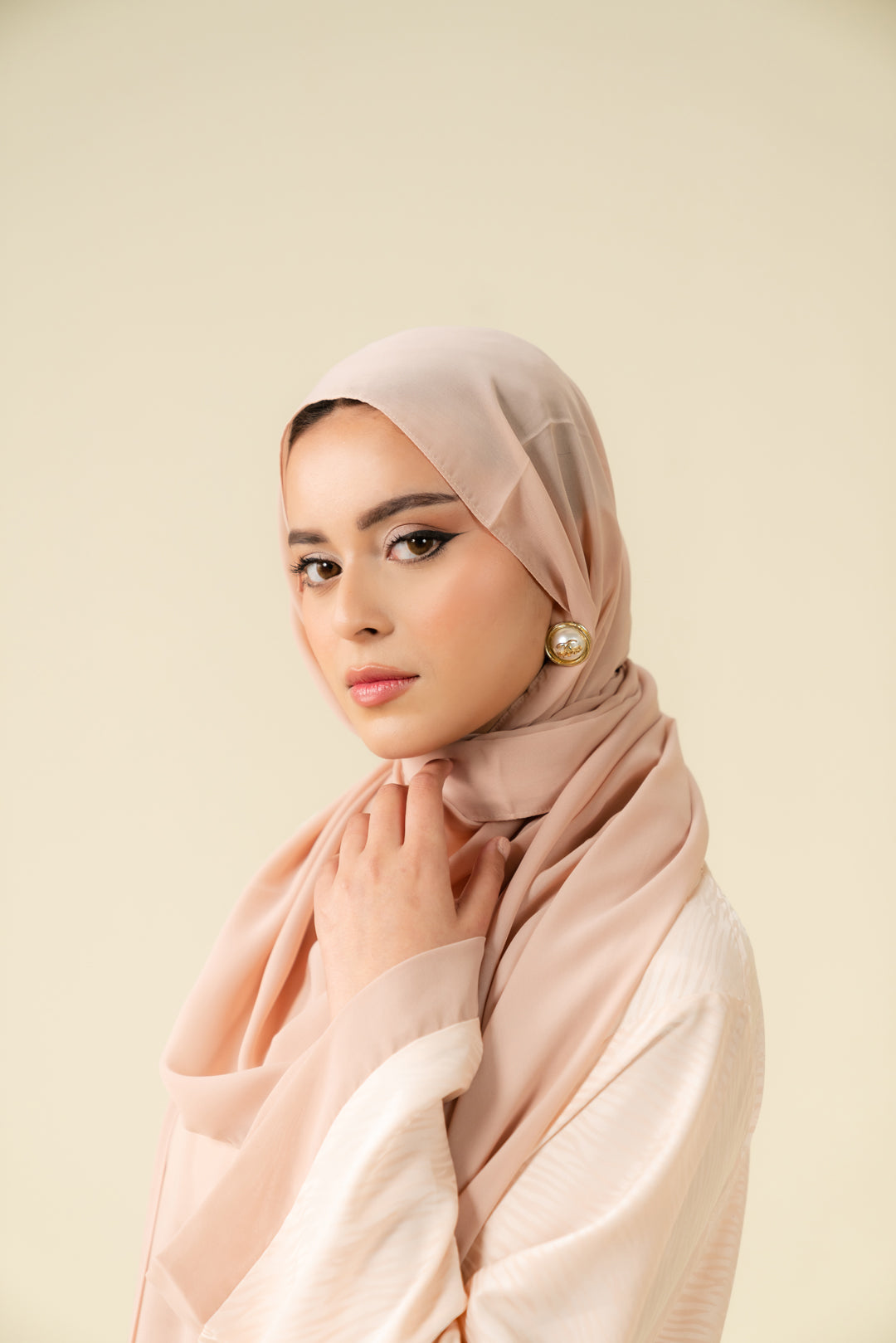 Pink Abaya Scarf