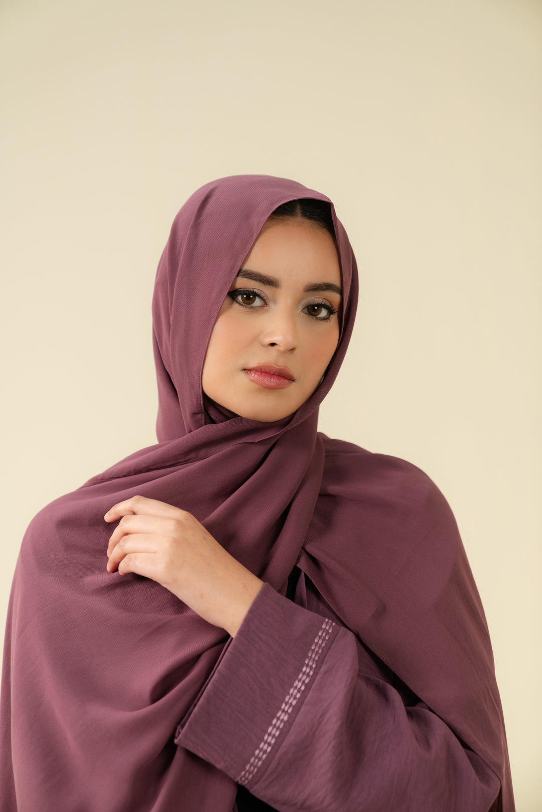 Mauve Abaya Scarf