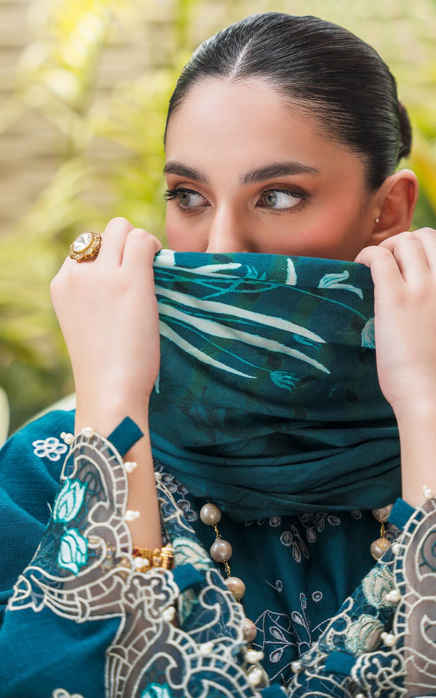Asifa and Nabeel | Luxury Winter 24 | TEAL WL-07