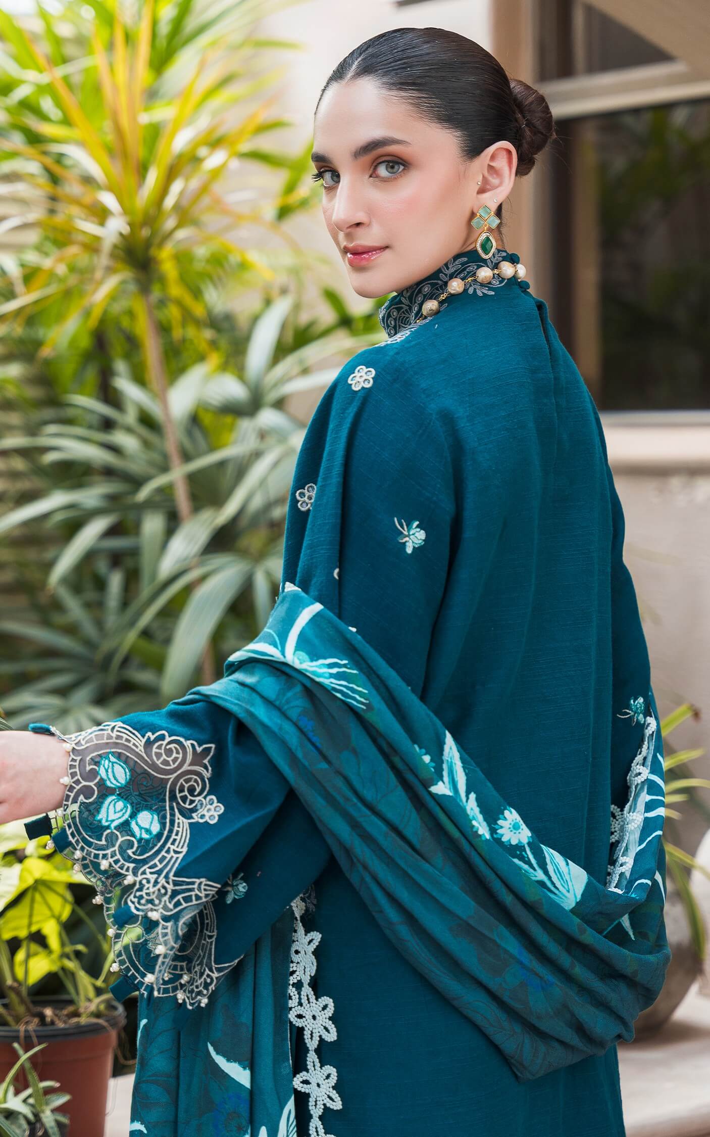 Asifa and Nabeel | Luxury Winter 24 | TEAL WL-07