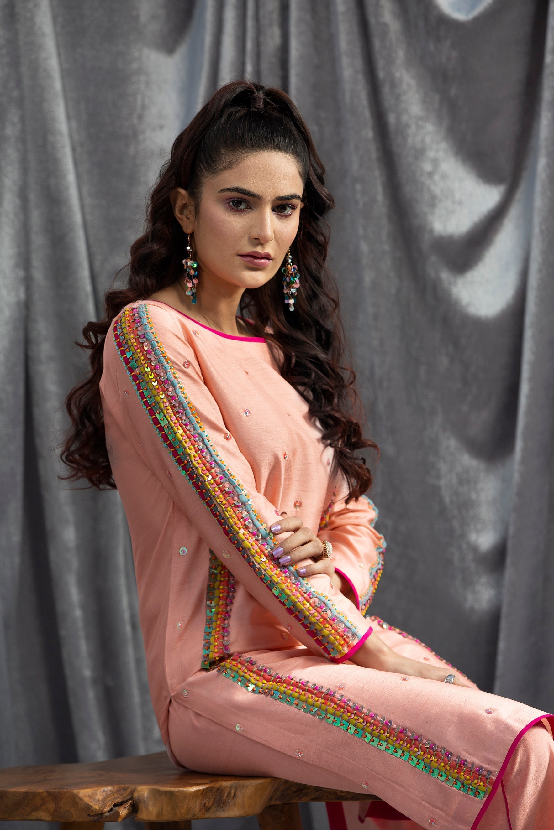 Hana | Viridity Ready to Wear | SALMON-VRT-001