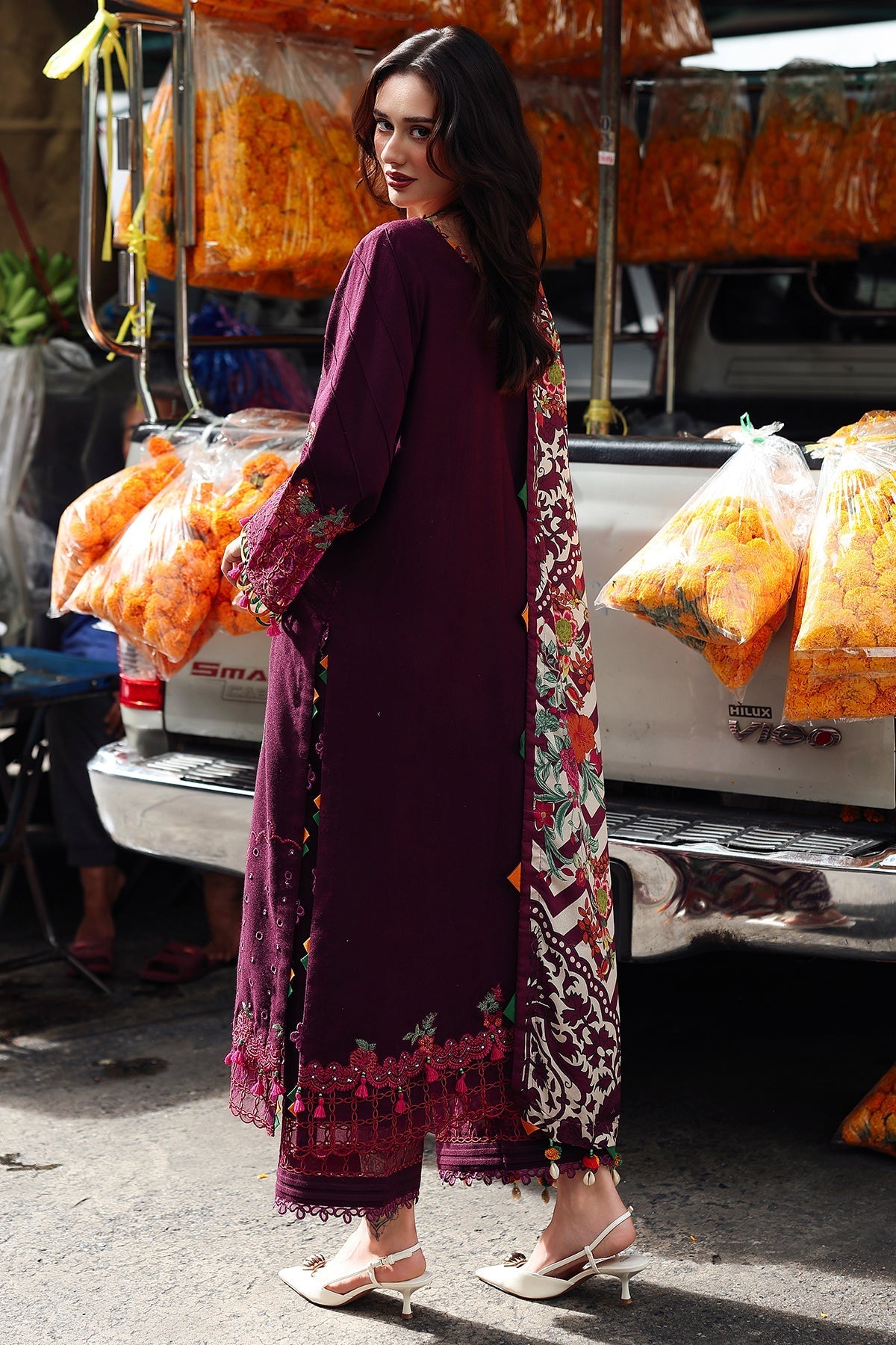 Charizma | Poshima Winters 25 | 3-pc Unstitched Wool Shawl Collection PSW5-02