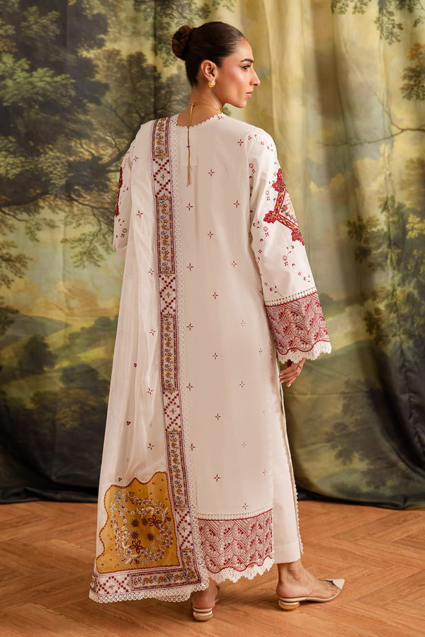 Marjjan | Guzel Lawn | SMC 207-A (White)