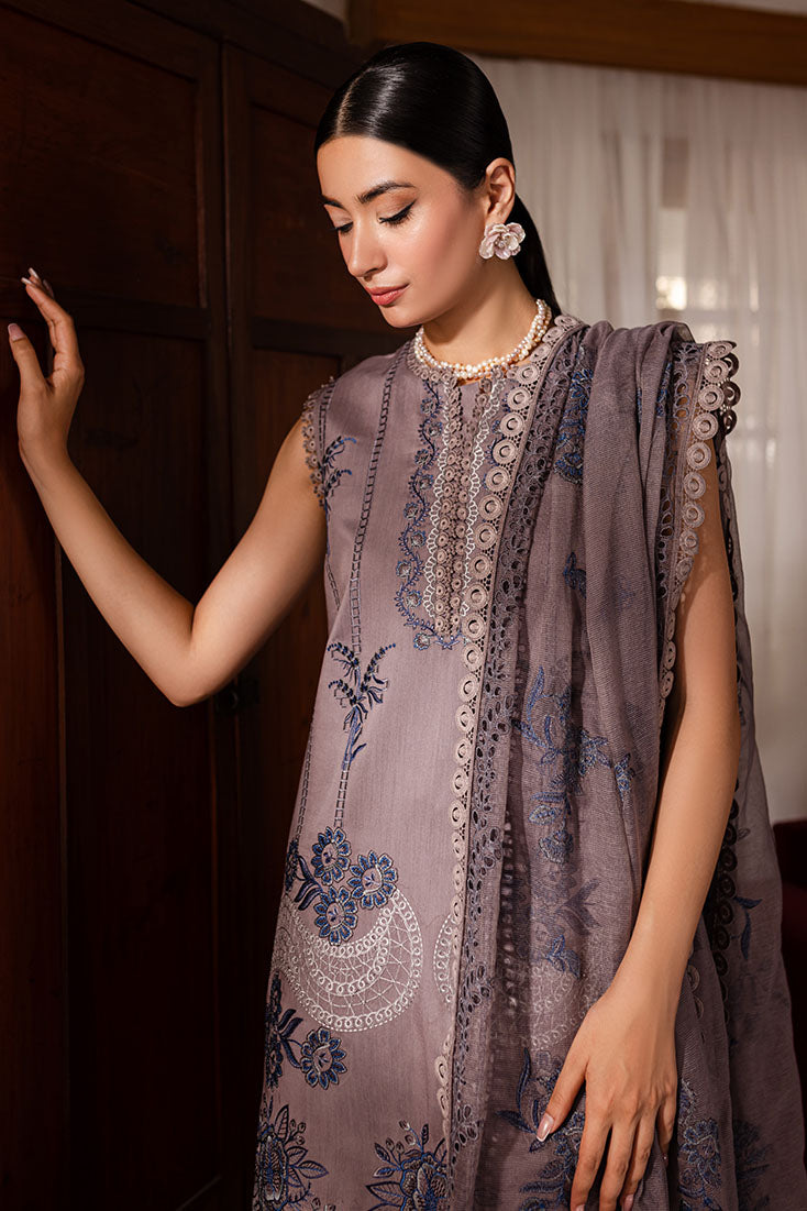Marjjan | Aangan Embroidered Viscose |   PEV-22 B (GREY)