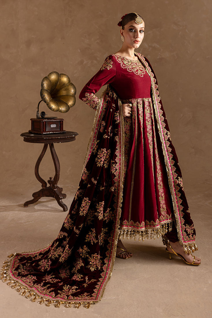 Marjjan | De Rose Velvet | MRV-13 (MEHROON)