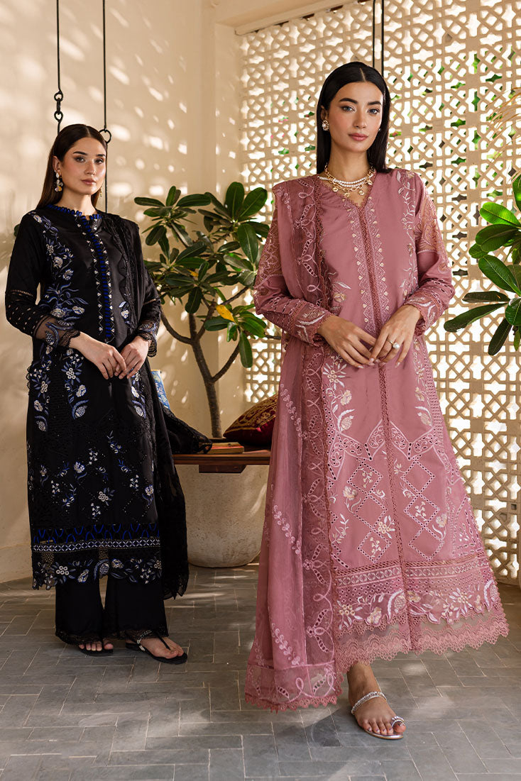 Marjjan | Aangan Embroidered Viscose |  PEV-21 B (BLACK)