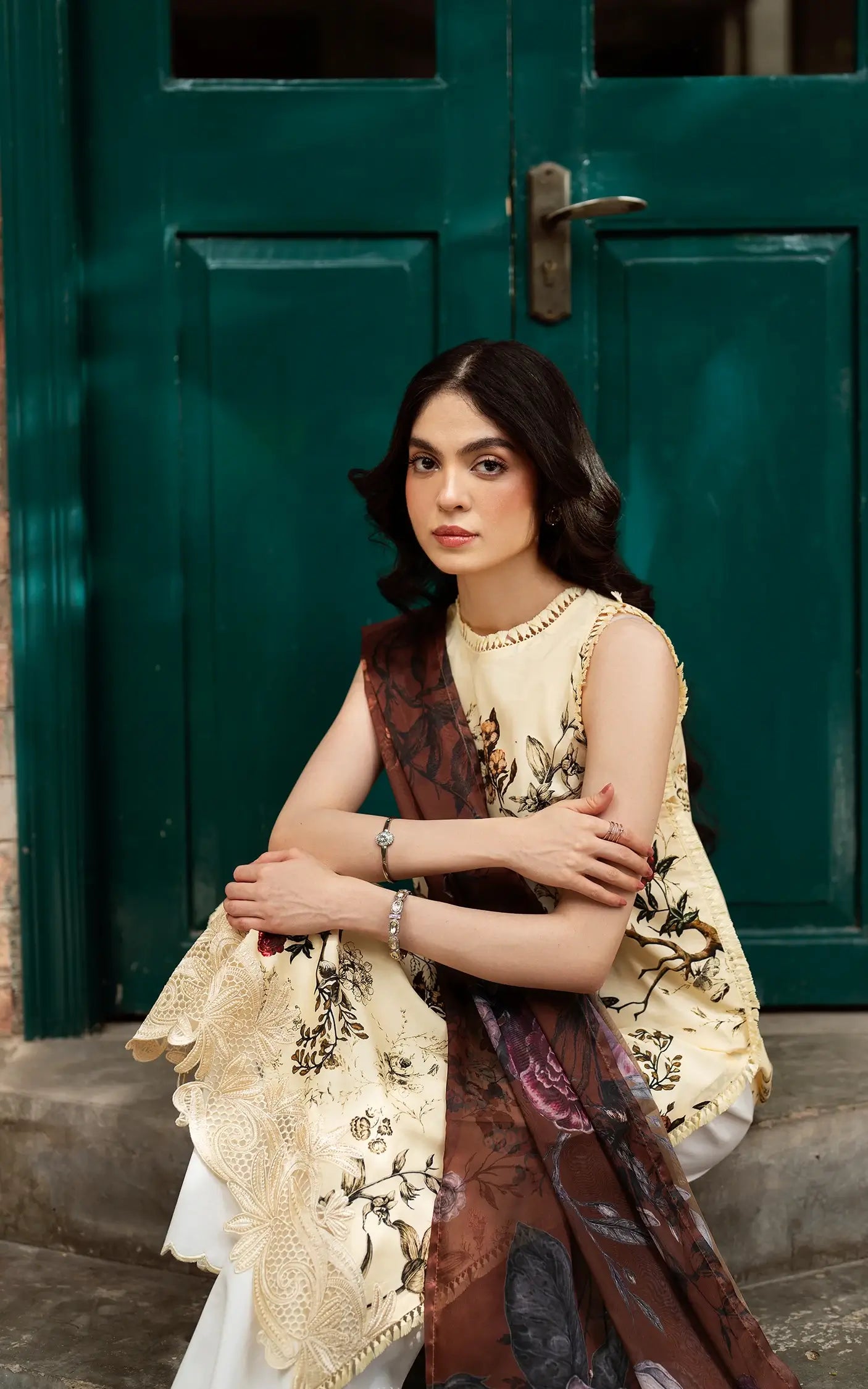 Asifa and Nabeel | Yakin Summer 25 | Meadow Bloom-(YKL25-01)