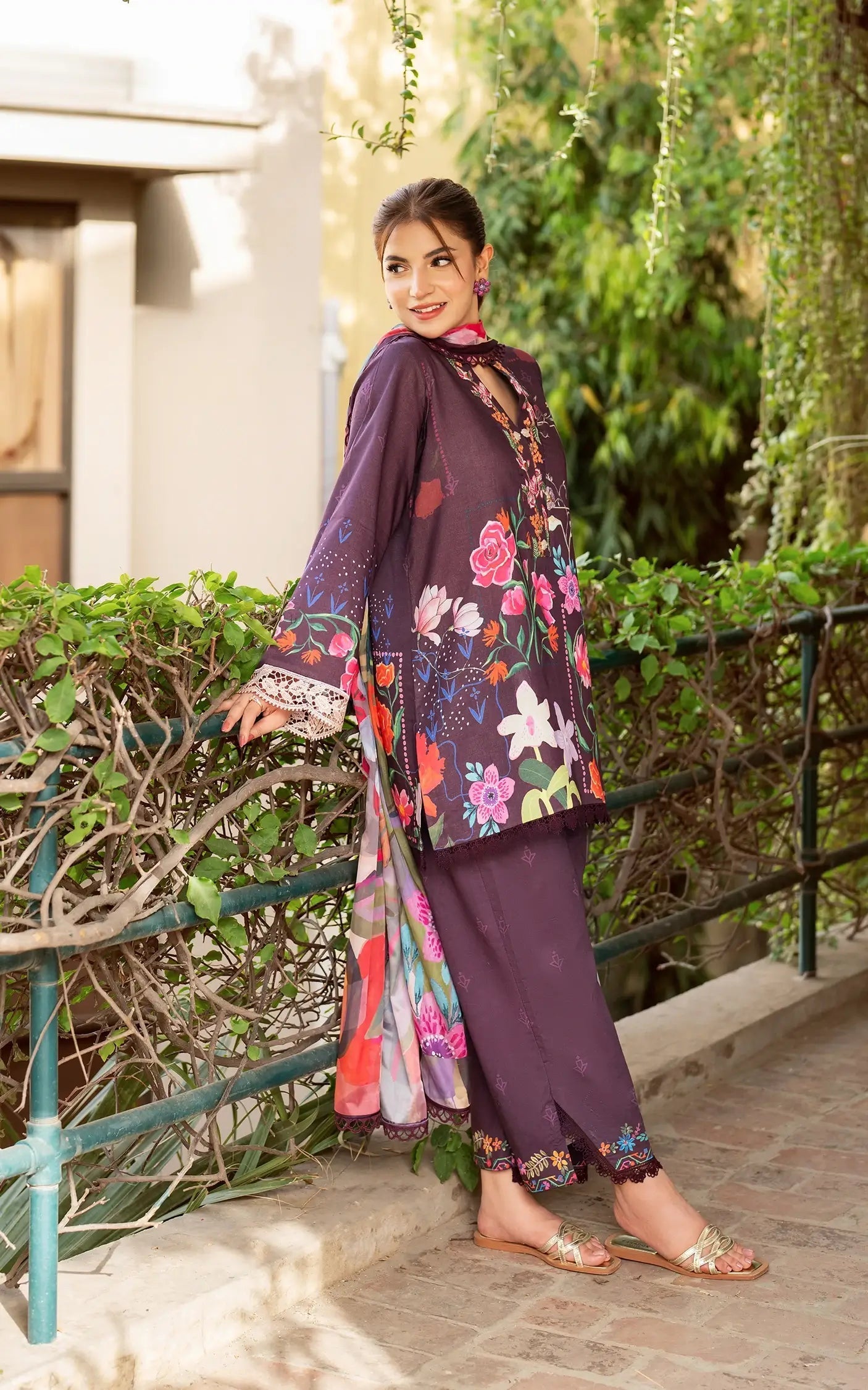 Asifa and Nabeel | Yakin Summer 25 | Whimsical Flora-(YKL25-12)