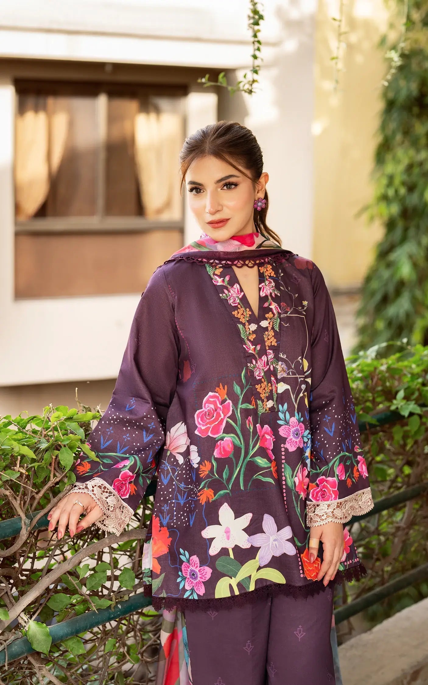 Asifa and Nabeel | Yakin Summer 25 | Whimsical Flora-(YKL25-12)