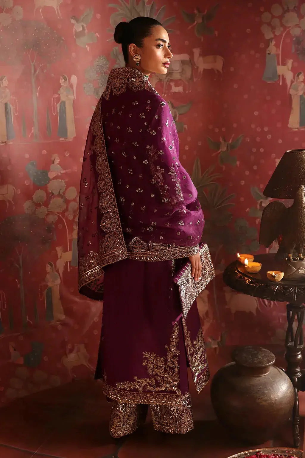 Afrozeh | Divani Silk Edit | Khushbu