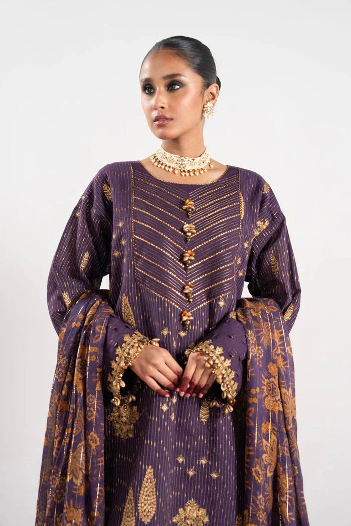 Alkaram | Festive Collection | FC-W-13D-23-3-Purple