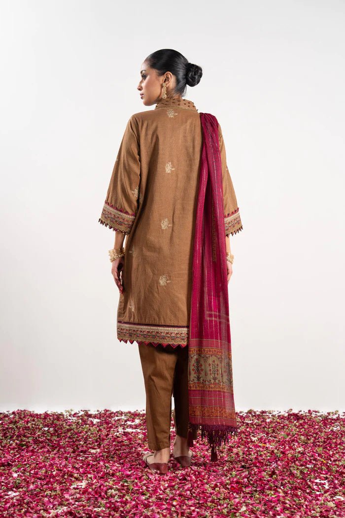 Alkaram | Festive Collection | FC-W-14D-23-3-Brown