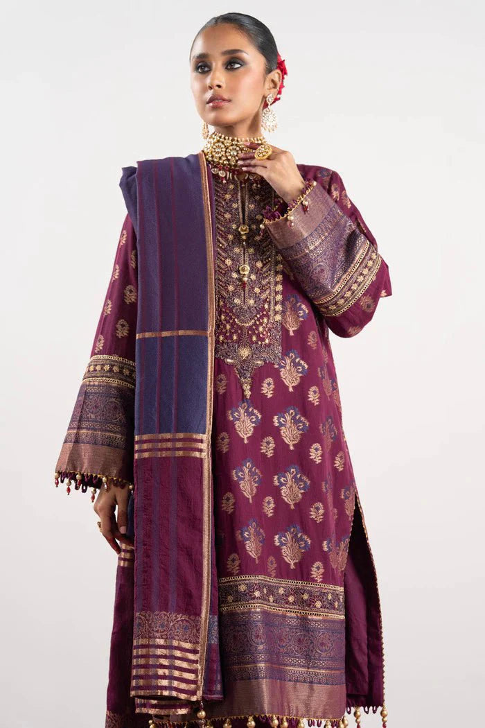 Alkaram | Festive Collection | FC-W-1A-23-3-Plum