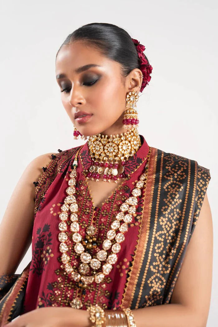Alkaram | Festive Collection |  FC-W-20G-23-3-Ruby Red