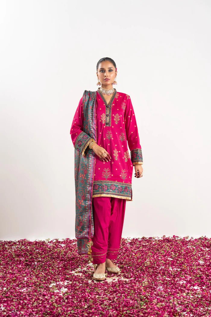 Alkaram | Festive Collection | FC-W-21H-23-3-Hot Pink